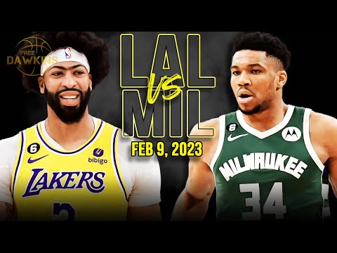 Los Angeles Lakers vs Milwaukee Bucks Full Game Highlights | Feb 9, 2023 | FreeDawkins