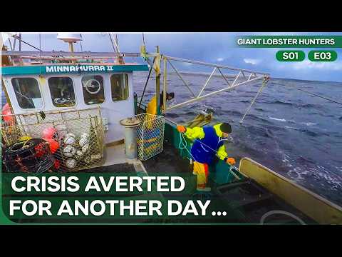 Seconds From Losing the Boat | Giant Lobster Hunters | Season 1 Episode 3