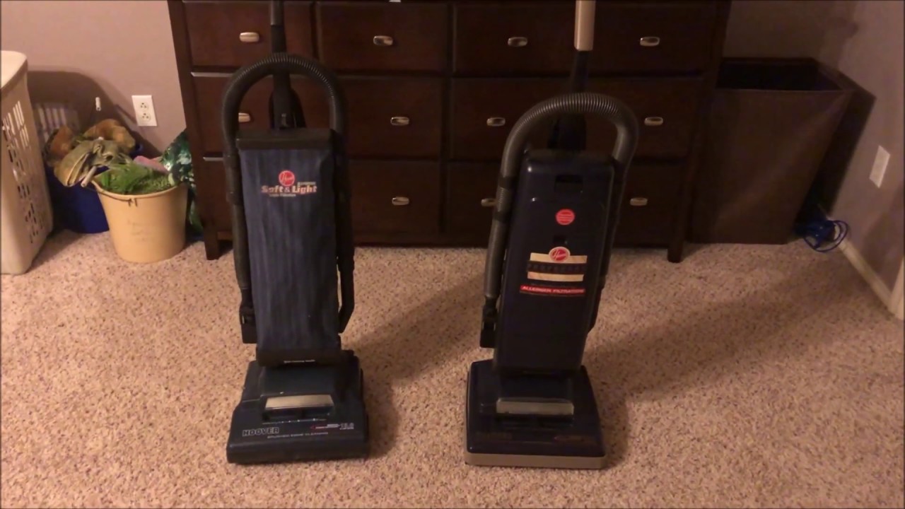 Daily Vacuuming 2 12 Amp Hoover Elite Uprights YouTube