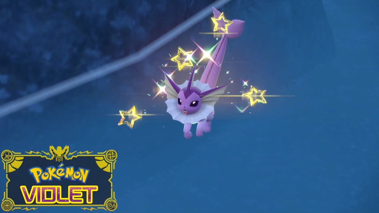 VAPOREON SHINY /Non-Shiny 6IV Pokemon SCARLET and VIOLET VAPOREON SHINY /Non-Shiny 6IV Pokemon SCARLET and VIOLET