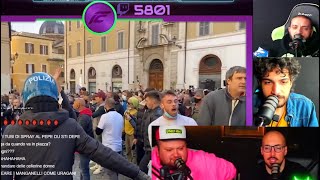 SCONTRI a ROMA durante la protesta #IOAPRO | Cerbero Podcast #868