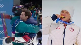 Alex Ferreira Gold Medal, Henry Sildaru Estonia 1st Silver Medal, Nick Goepper Crash Skiing Halfpipe