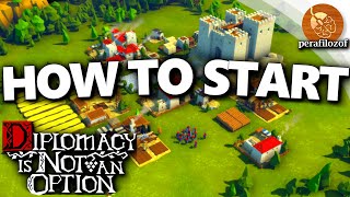 🏹How to Start in: Diplomacy is Not an Option | Guide for endless mode building & combat | Indie RTS screenshot 4