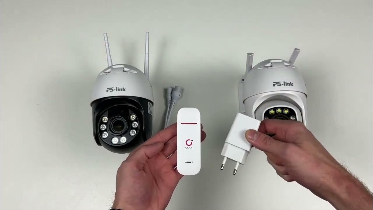 4G Комплекты видеонаблюдения с поворотной LED камерой - YouTube