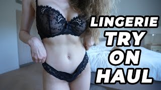 KatiaBang Lingerie Try On Haul | Red and Black Lingeries Haul