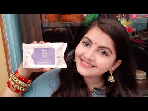 Kaya acne free refreshing mattifying wipes for removing makeup | affordable & best makeup remover |
