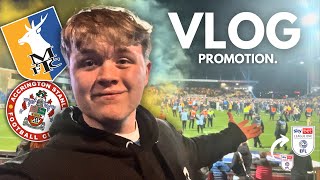 The MOMENT Mansfield Town got PROMOTED to League One! 🏆 MANSFIELD 2-1 ACCRINGTON STANLEY *VLOG*