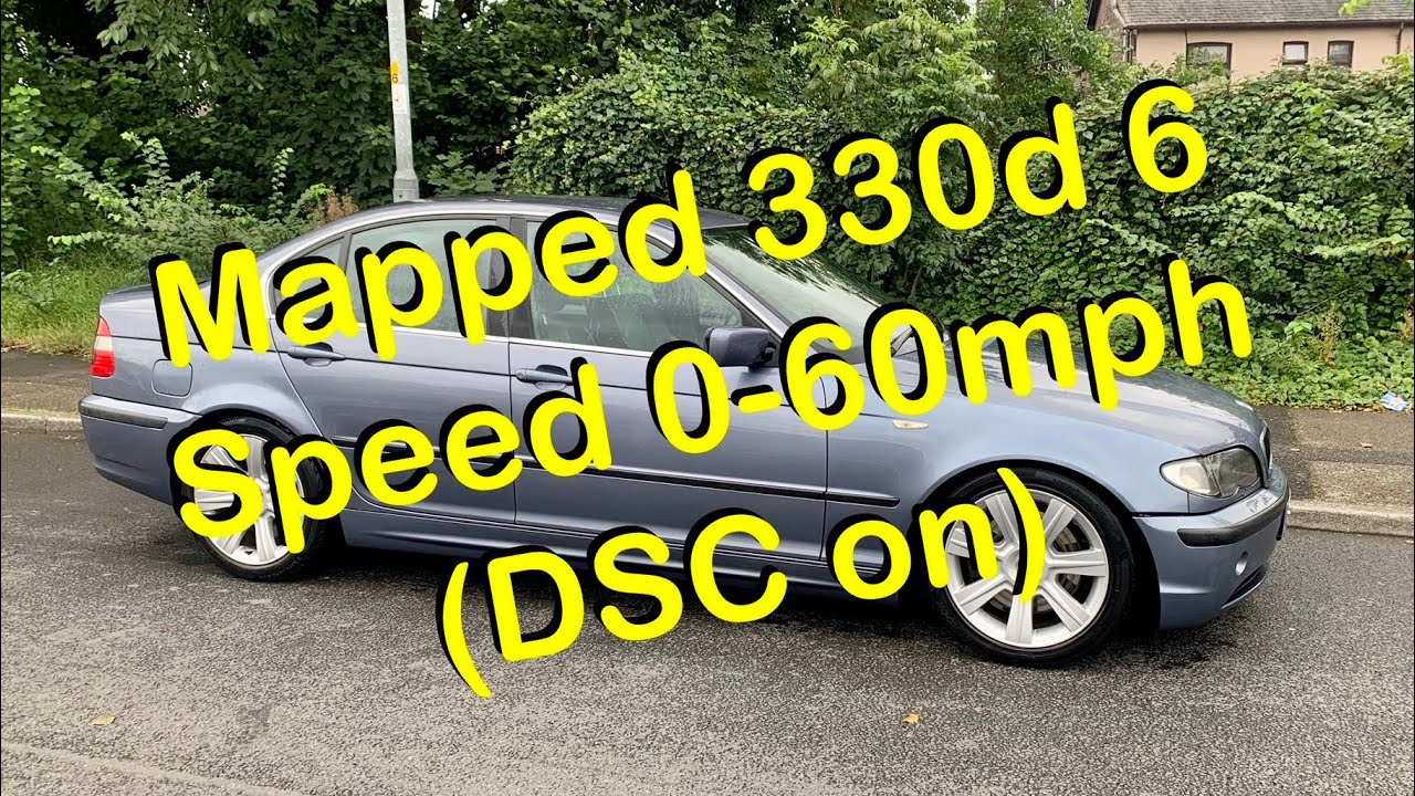 Stage 2 BMW E46 330d 6 Speed Acceleration 0-60 - YouTube
