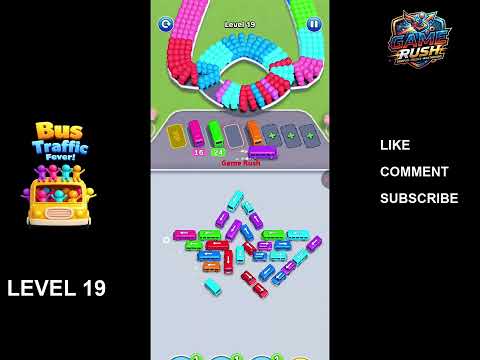 Bus Traffic Fever Level 19 walkthrough preview