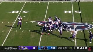 Lamar Jackson takes it to the house on a 48 yard TD run! (Ravens vs Titans)