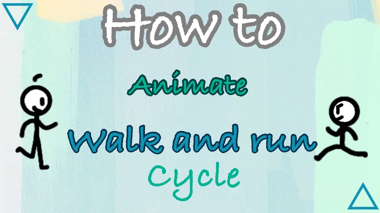 How to animate walk and run cycle on FlipaClip - YouTube
