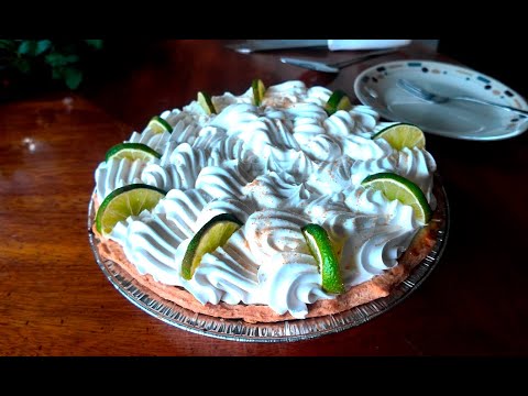 Eating Key Lime Pie Made by Nick!