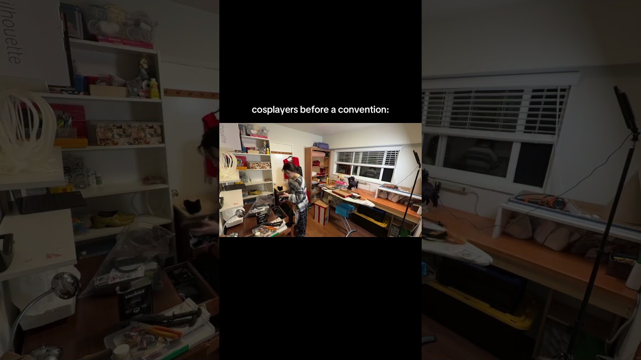 CAMILAAA #convention #timelapse #cosplayconvention #animecosplay #animeconvention #decluttering