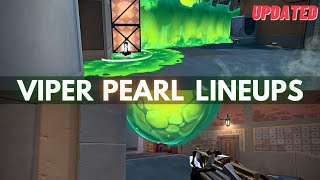 Viper Lineups you need on PEARL (Updated)! Valorant 