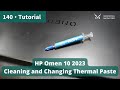 Speed Up Your HP Omen 10 2023  Prevent Overheating With Dust Cleaning &amp; New Thermal Paste