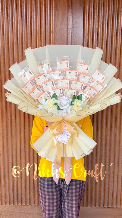 MONEY BOUQUET Rp.5,000 AS MANY AS 20 SHEETS #moneybouquet #moneygift #birthdaygift