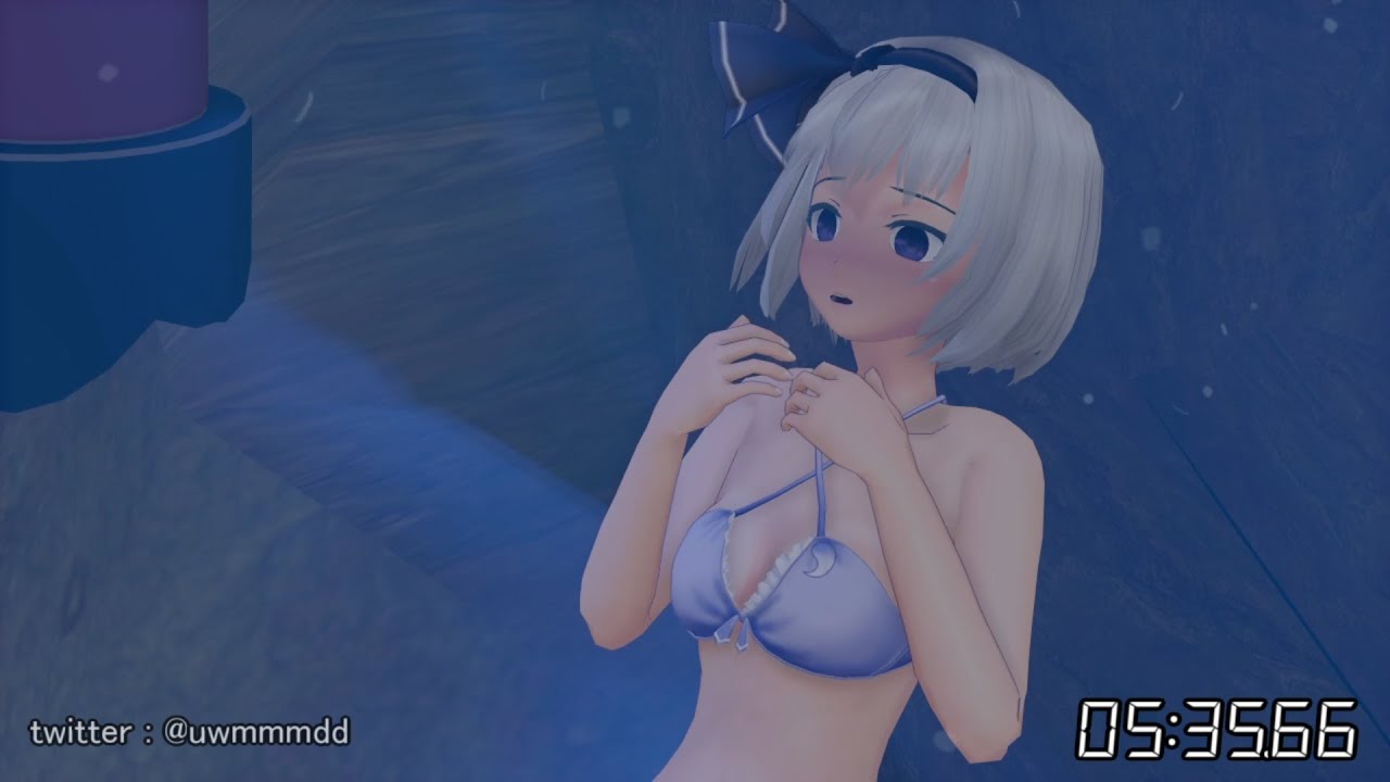 Girl Underwater Breath Hold