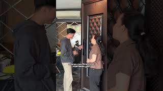 ini konsepnya gimana? mau nawarin smart lock Fortress malah begini yakk.. #fortresssmartlock