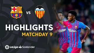 Resumen de FC Barcelona vs Valencia CF (3-1)