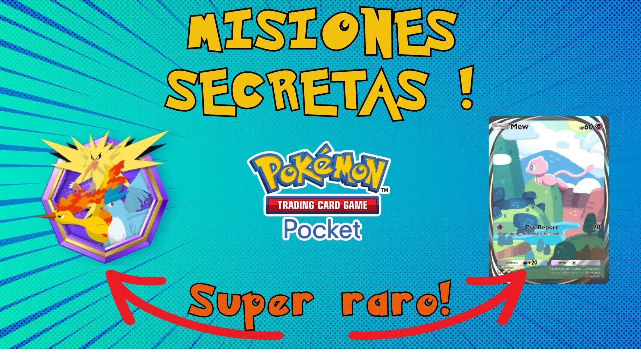 MISIONES SECRETAS Y EL EMBLEMA MAS RARO EN POKEMON TCG POCKET ...