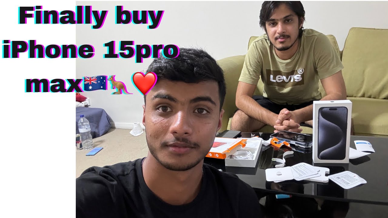 Finally buy I phone 15 pro max🇦🇺||Azan Rasheed - YouTube
