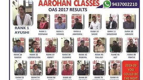 OAS 2017 TOP 10 RESULT ANALYSIS-AAROHAN CLASSES-9437002210