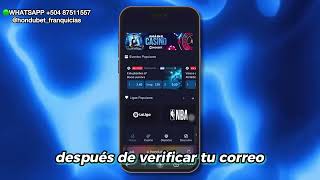 Verifica tu Cuenta. ¡Activa tu propio punto de Hondubet #hondubet #honduras #apuestashonduras
