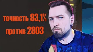 Точность 93,1% против 2803 ♟ Меня забанят?