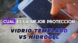 Vidrio templado vs Hidrogel ¿Cual es la MEJOR Protección para la pantalla del celular ?