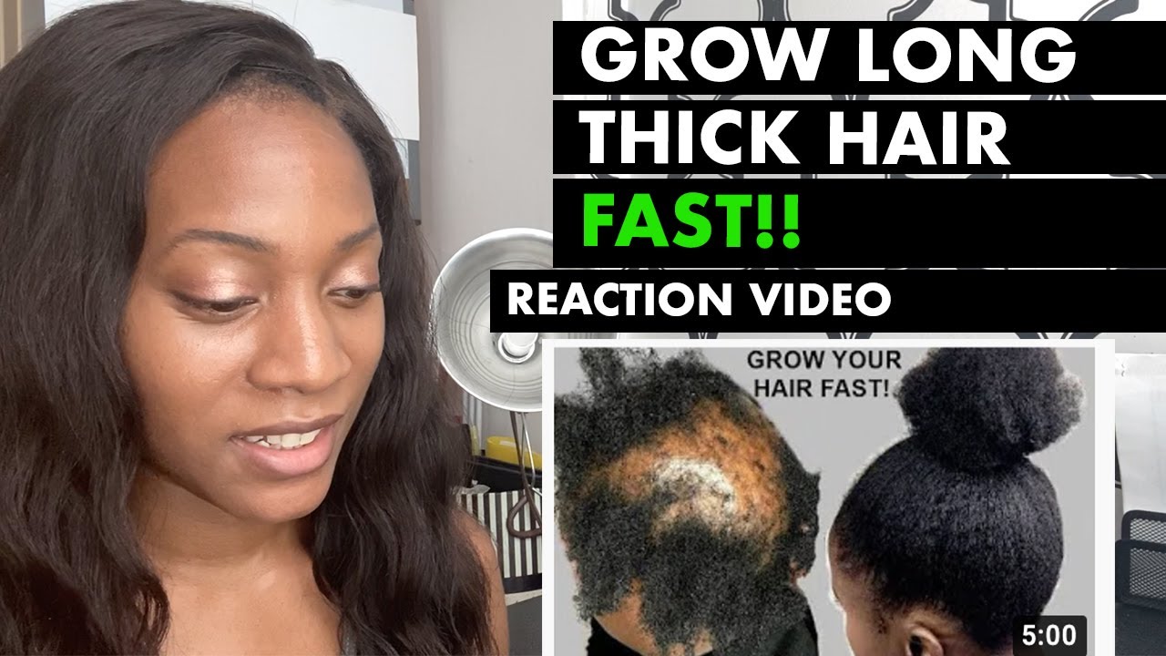 Grow Long Thick Hair Fast!! - Reaction Video 