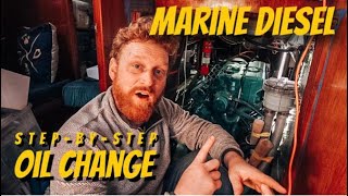 DIY Marine Diesel Engine Oil Change