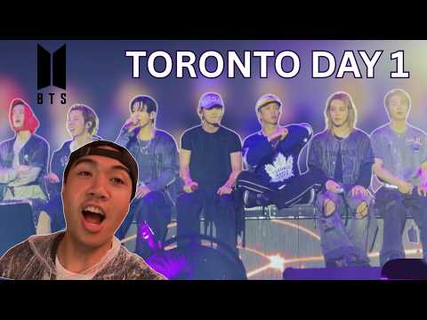 First Time Seeing BTS & it was CRAZY! 🔥 | BTS Arirang Concert Toronto Day 1