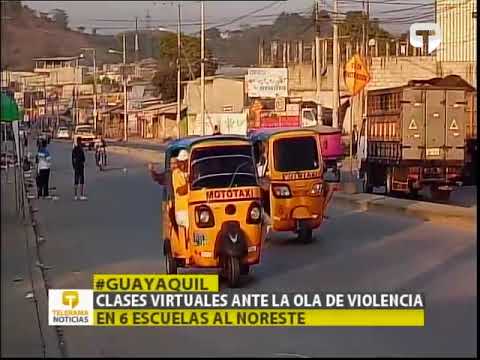 Clases virtuales ante la ola de violencia en 6 escuelas al noreste