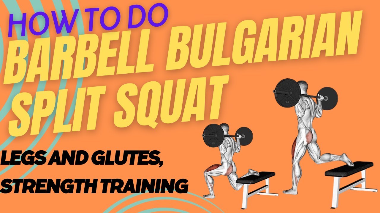 How to do Barbell Bulgarian Split Squat. Legs and Glutes, Strength ...