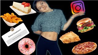 INSTAGRAM CHOSE WHAT I EAT FOR A DAY | CHEATDAY