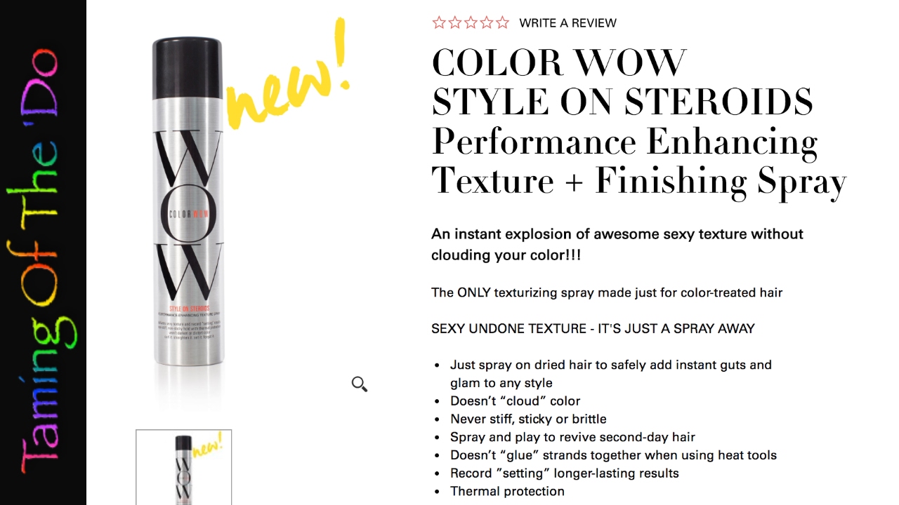 Color Wow Style On Steroids Texture and Finishing Spray 