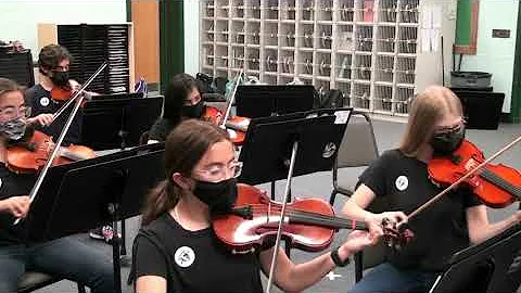 The Howitt Middle School 8th grade orchestra performs Lionheart.