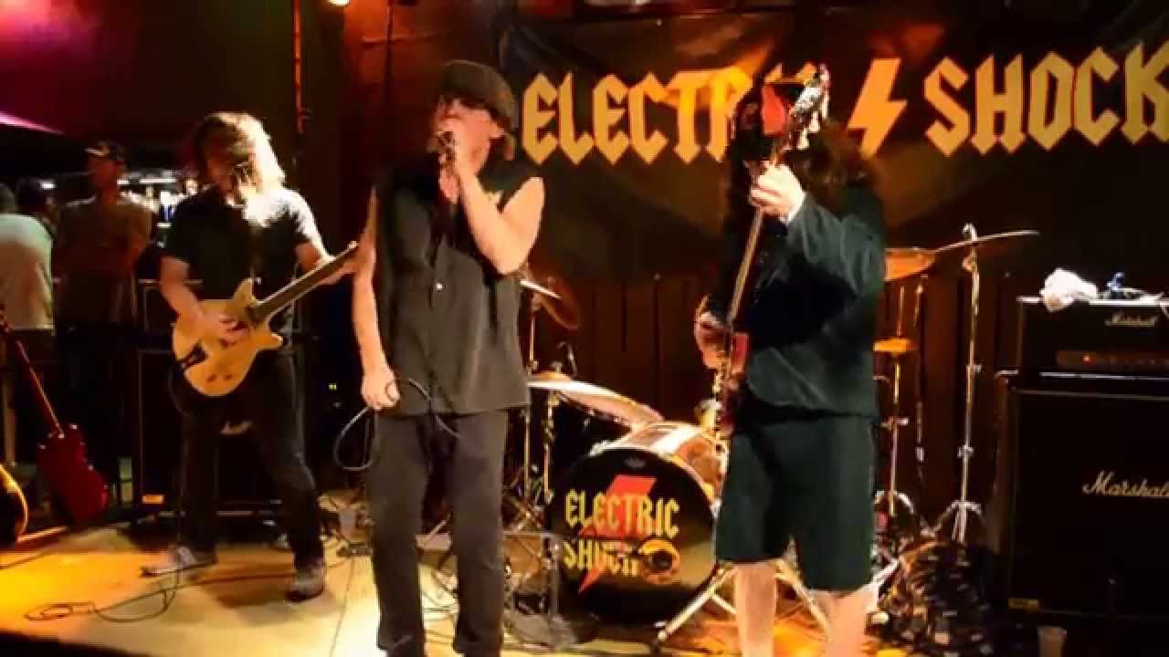 Electric Shock performs Rock or Bust at the Iowa Missipi Brew in