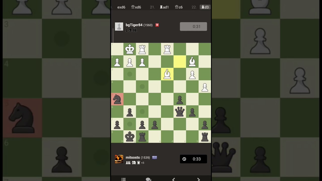 1539 vs 1560 full Chess game 