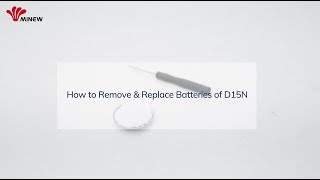 How to remove or replace the battery of D15N Keychain Beacon