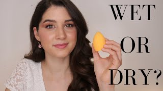 When To Use The Sponge Dry And When Wet? Natalie Kamal Makeup