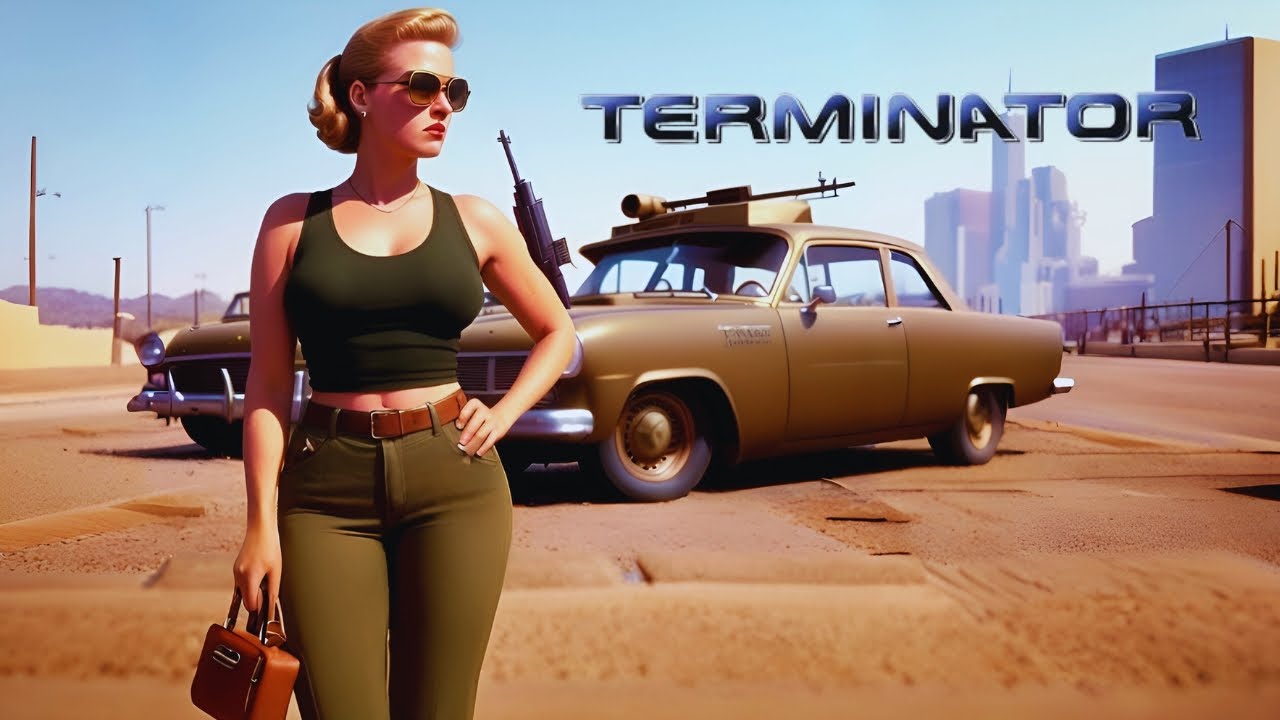 Terminator: Judgment Day- 1950’s Super Panavision 70 AI movie Trailer