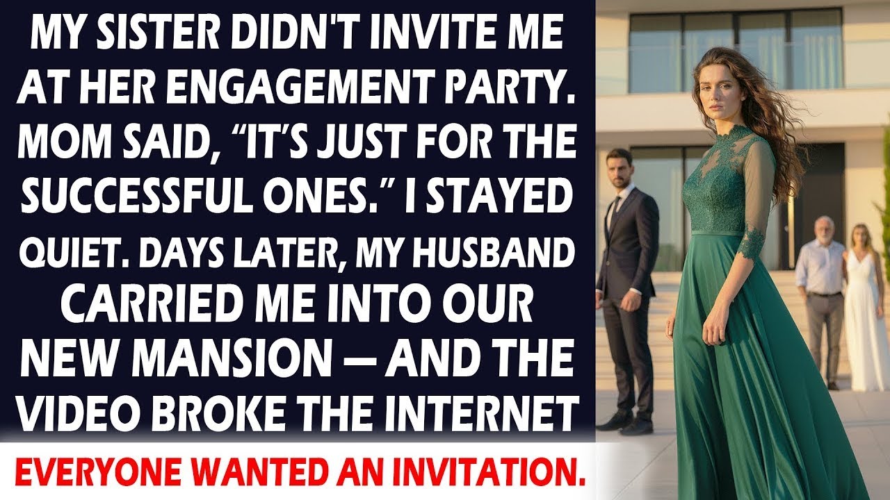 I Wasn’t Invited at My Sister’s Party, Until My Husband Opened the Mansion Doors