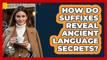 How Do Suffixes Reveal Ancient Language Secrets? - Lexicon Lounge