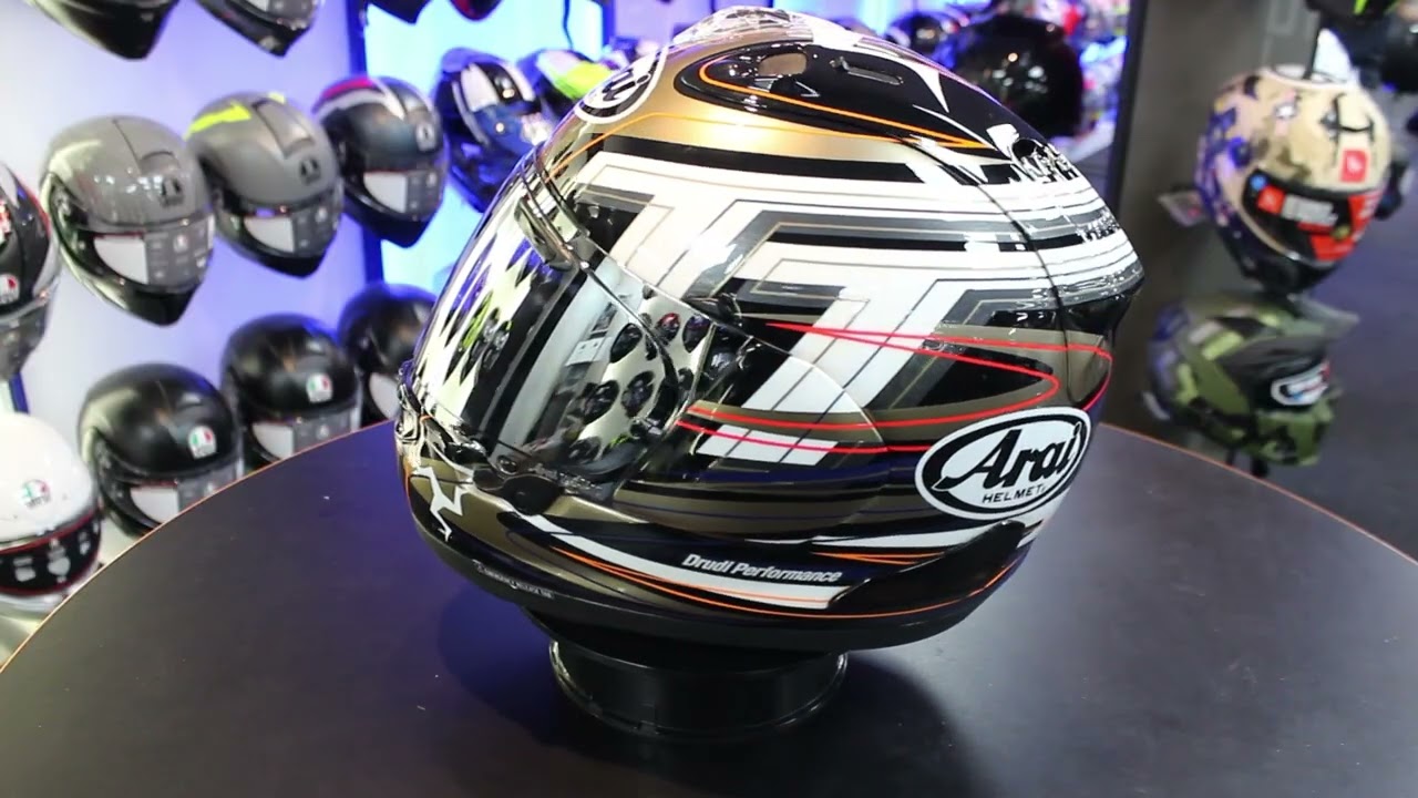 Arai RX-7V EVO IOM TT 2026 Helmet with Silver Mirror Visor