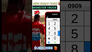 🔥 Monster Truck Cheat Code in Indian Bikes Driving 3D 🚛😱#indinbikedrive #shorts #gaming