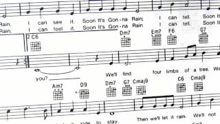 "Soon It's Gonna Rain" - A Fake Book Piano Sing-A-Long.