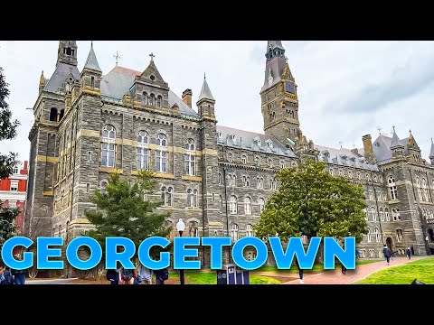 Walking Georgetown, Washington DC & Arlington, Virginia in March 2022