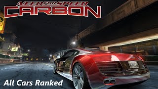 Need For Speed: Carbon - All Cars Ranked Worst To Best screenshot 4