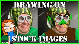 DRAWING ON STOCK IMAGES